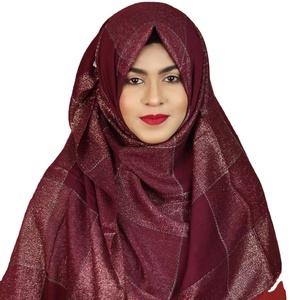 1 pezzo Hijab da donna scintillante e metallico, sciarpa 1 pezzo Hijab da donna scintillante e metallico, sciarpa
