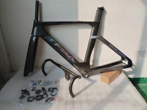 <span class=keywords><strong>Cadre</strong></span> de vélo de course en carbone de haute qualité TFSA Disc T800 en fibre de carbone avec câblage complet, processus EPS, laque brillante - Product Image 5