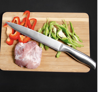 Ensemble de couteaux de chef de haute qualité en acier inoxydable, 14 pièces, avec manche creux, couverts de cuisine écologiques
