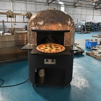 Nouvelles Innovations Matériales Prix Compétitif Fabrication Four à Pizza Commercial Rotatif à Gaz en Céramique pour Extérieur, à Bois ou Gaz
