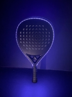 Nouvelle Arrivée 2025 – Raquette de Padel Exclusive Brevetée avec LED Lumineuse, Portable, en Carbone 18K, Effet Diamant