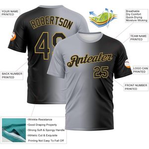 Camiseta Deportiva Personalizada Unisex de Béisbol y Sóftbol, Bicolor, Sublimada, con Cuello Redondo, Manga Corta, Absorbe la Humedad - Product Image 2