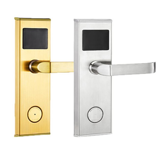 Udohow Zinc Alloy Electronic Smart Hotel Sliding Door Lock Rfid Hotel Lock System