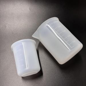 100ml 250ml Hot Sale Laboratory Benutzer definierte Größe Wissenschaft Forschung Silikon Weiß Farbe Becher ohne Griff. - Product Image 3