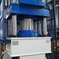 Presse hydraulique servo à cylindre inférieur de 400 tonnes avec plaques chauffantes et clôture de sécurité pour le formage de matériaux composites