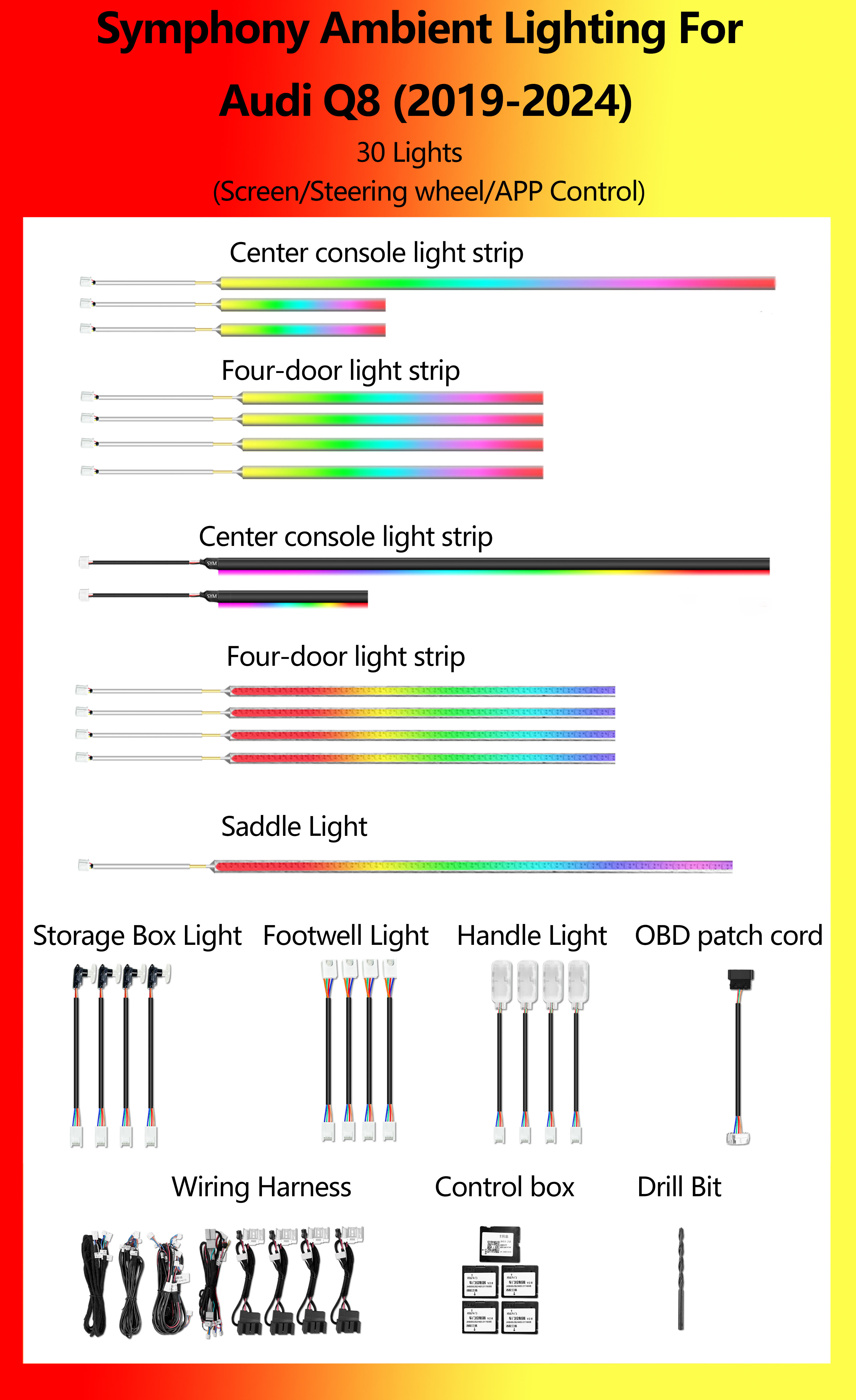 อาวดี้ Q8 Symphony 30 ไฟ