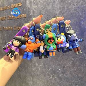 Llavero de <span class=keywords><strong>Brawl</strong></span> <span class=keywords><strong>Stars</strong></span>, Figura de Dibujos Animados, Llavero para Coche, Regalo - Product Image 2