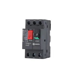 SSPD mpcb manufacturing Motor Starter GV2ME Series Push Button 3P Three Phase Thermal Magnetic Type Motor Breaker MPCB GV2ME32