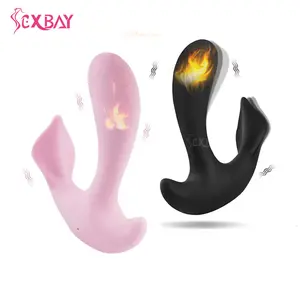 Sexbay 아마존 폭발성 남성 전립선 마사지 10 단 진동 항문 엉덩이 플러그 항문 자극기 USB 충전 가열