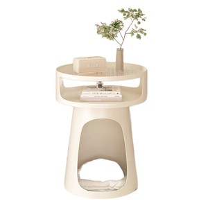 Sofá Cama para Gatos de Diseño Compartido Entre Humanos y Mascotas, Ecológico, Estilo Crema, Mesa Auxiliar Multifuncional, Salón para Mascotas para Razas Pequeñas - Product Image 2
