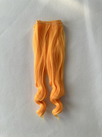 Perruque Bid/sd Lori Doll en fibre haute température, cheveux bouclés semi-volumineux, adaptée au coiffage en salon, convient aux poupées Keer de 15 cm