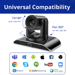 Cámara de videoconferencia Ultra Hd, 10x, 20x, 30x, <span class=keywords><strong>zoom</strong></span> rj45, Lan h, dmi, usb, sdi, para facebook, youtube, streaming, reuniones de equipos - Product Image 4