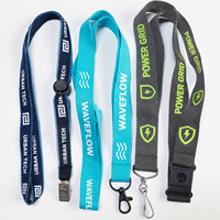 Lanières personnalisées tendance pour événements et articles promotionnels, lanières en polyester imprimées en sérigraphie à double crochet pour porte-cartes d'identité