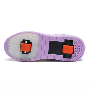 Chaussures à roulettes pour enfants OEM/ODM, deux roues <span class=keywords><strong>avec</strong></span> roulettes lumineuses amovibles, baskets pour garçons et filles - Product Image 4
