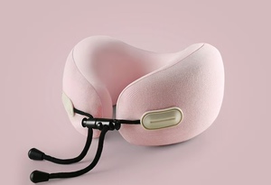 Bán chạy nhất hình chữ U Bộ nhớ bọt du lịch gối chống bụi Mite Thiết kế vỏ trứng cho cột sống cổ tử cung Hỗ trợ máy bay ngủ trưa - Product Image 4