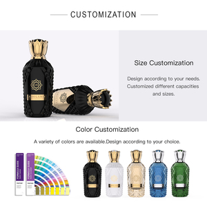 100ml Luxury High-End Perfume Glass <b>Bottle</b> Pump Sprayer Thick Bottom Empty Customizable Caps Custom Logo Premium Packaging <b>Box</b> - Product Image 6