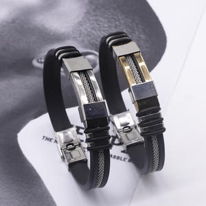 All'ingrosso 2 pezzi orologi al quarzo da <span class=keywords><strong>uomo</strong></span> da <span class=keywords><strong>uomo</strong></span> cronografo da <span class=keywords><strong>uomo</strong></span> bracciale set regalo moda moda Casual Sport Design lega 40mm - Product Image 6