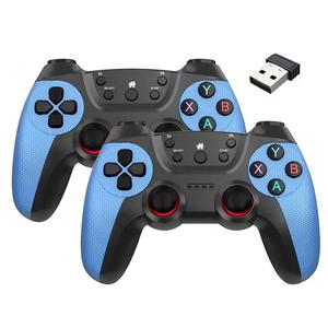 Console de jeu vidéo rétro portable pour deux joueurs, compatible TV, 4K HD 3D, manette sans fil, Plug & Play X2, bleue, classique - Product Image 6