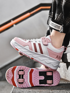 <span class=keywords><strong>Scarpe</strong></span> da ginnastica con ruote per ragazzi su ruote con ruote <span class=keywords><strong>scarpe</strong></span> da Skate a rotelle per adulti - Product Image 4