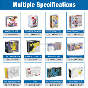 Maßgefertigte Acrylbox mit 99% UV-Schutz für TCG Mega Phantom Glurak X Ex Ultra-Premium Kollektion mit Starkem Magnetdeckel - Product Image 5