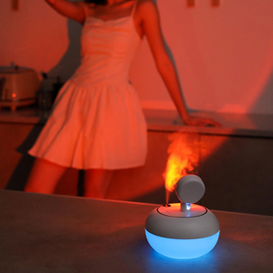 Humidificador Ultrasónico Portátil USB Mini de Escritorio con Lámpara de Atardecer para Uso en el Hogar y Dormitorio - Product Image 5