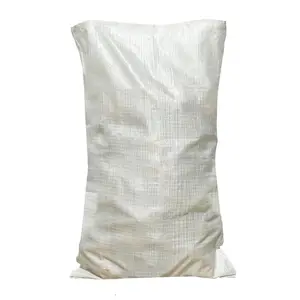 Sac d'emballage en polypropylène sacs tissés PP 50kg soudure à chaud de maïs de riz sur le marché polonais