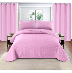 5 Pieces Bedding <strong>Set</strong> with Curtain king Size 5 Pcs <strong>Bedspread</strong> <strong>Set</strong> with <strong>Black</strong> Out Curtains Bed Sheet <strong>Sets</strong> - Product Image 6