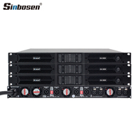 Amplificateur de puissance D4-3000 1u Classe D 10000W 2 Ohms 4 canaux, audio professionnel adapté aux enceintes large bande, Line Array et caissons de basses