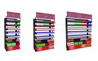 Cigares en bois personnalisées OTP Cigar Tobacco Fixtures Cabinet Stand Cigare Display Showcase Glass Display Rack