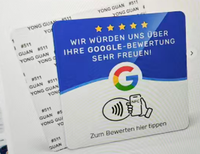 Support de table en acrylique 12 cm pour carte NFC, étanche, carte Google Review, autocollant 10 cm, étiquette de retour d'expérience personnalisée, mémoire 144 octets