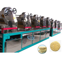 Ligne de production de fabrication de machines automatiques de fabrication de nouilles frites instantanées de petite taille