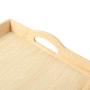 Bamboo and wood <b>tray</b>, household solid wood <b>tea</b> <b>tray</b>, rectangular bamboo plate, dumpling and steamed bun <b>tray</b>, fruit plate, - Product Image 3