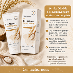 Limpiador Facial de Espuma Suave, Calmante para Piel Seca y con Sensación de Tirantez, Control de Grasa, Hidratación para Piel Sensible, con Leche de Arroz y Ceramida - Product Image 3