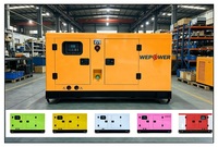 Groupe électrogène diesel silencieux ATS 48 kW 60 kVA Isuzu 4 cylindres refroidi par eau triphasé monophasé 50 Hz 60 Hz pour alimentation de secours de supermarché