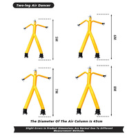 Danseur gonflable personnalisé, tube aérien, marionnette pour l'ouverture d'un magasin, événement de vente, publicité, affichage de marketing en plein air