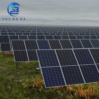 Système au sol commercial extérieur imperméable de rayonnage de structure de support de panneau solaire