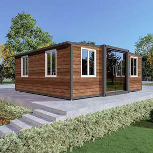 Casas pequeñas prefabricadas modernas Casas <span class=keywords><strong>de</strong></span> contenedores expandibles Granny Flat <span class=keywords><strong>de</strong></span> acero barato Listo para enviar Hotel Apartamento Hecho en China - Product Image 1
