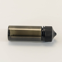 15ml 30ml 50ml V3 PET Flacons compte-gouttes noirs liquides pour jus d'huile Flacons compte-gouttes en plastique 60ml 100ml 120ml