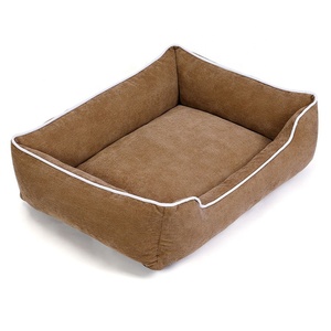 정형 메모리 폼 애완 동물 침대 럭셔리 방수 애완 동물 소파 대형 쿠션 개 침대 - Product Image 4