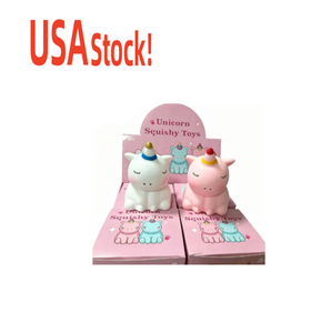 Jouet anti-stress en plastique à presser, thème licorne, en forme de boulettes et petits pains vapeur, unisexe, pour fête d'anniversaire, en stock aux États-Unis - Product Image 4