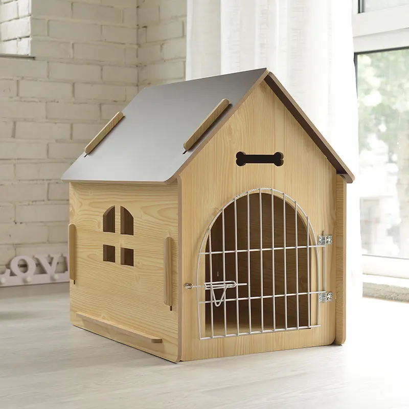 Yueshang new wood dog house pet kennel pet bed mat cat nest a wood dog Premises manufacturers direct sales