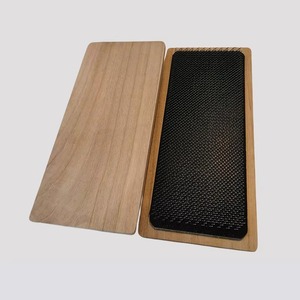 JW Alfombrilla de Dibujo de Madera con Agujas Metálicas Curvas 28*12cm, Soporte para Separación de Cabello, Herramienta de Extensión y Fijación, Uso Profesional en Salón - Product Image 2