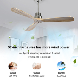 <span class=keywords><strong>Ventilatore</strong></span> da <span class=keywords><strong>Soffitto</strong></span> OEM ODM da 52 Pollici con Lampada e Telecomando, Tre Pale in Legno Massello, Grandi Ventilatori da <span class=keywords><strong>Soffitto</strong></span> Industriali - Product Image 3