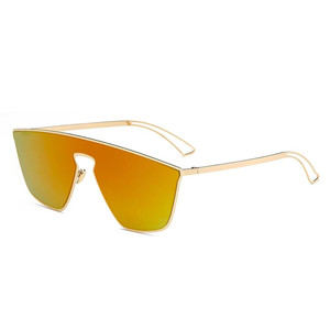 BEVERLY Lunettes de soleil carrées futuristes à verres plats pour femmes - Product Image 1