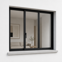Ventanas Abatibles de Aluminio con Doble Acristalamiento Aislante, Resistentes a Huracanes, con Vidrio Insonorizado