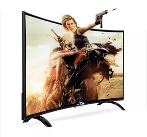 WholesaleOEM تلفاز LCD كد SKD Opeitonal شقة شاشة التلفزيون الذكية 32 40 43 بوصة التلفزيون مع الكلاسيكية إطار بلاستيك