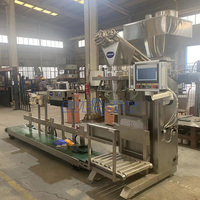 Machine d'emballage entièrement automatique Machine d'emballage et de scellage de sacs de poudre alimentaire de 25kg Remplisseur de sacs de 25kg
