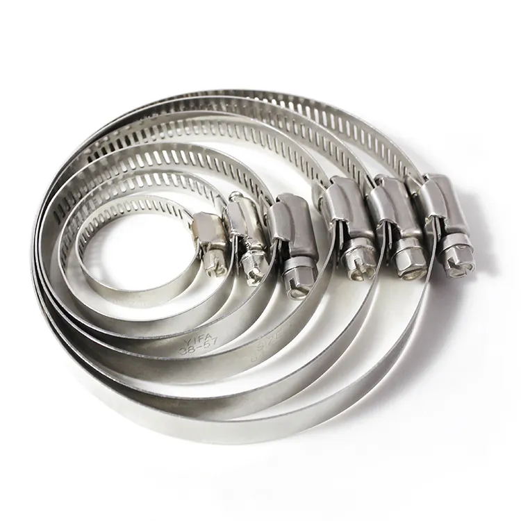Collier de serrage tailles personnalisées types collier de serrage en métal américain de collier de serrage hydraulique robuste collier de serrage en acier inoxydable à dégagement rapide