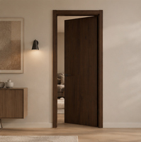 Encadrement de porte en WPC enveloppé de film PVC, résistant à l'usure, imperméable, anti-déformation, installation facile, texture élégante et stable