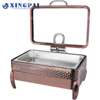 Marmite chauffante XINGPAI pour traiteur, réchaud hydraulique en acier inoxydable 304, réchaud de buffet pour hôtel et restaurant